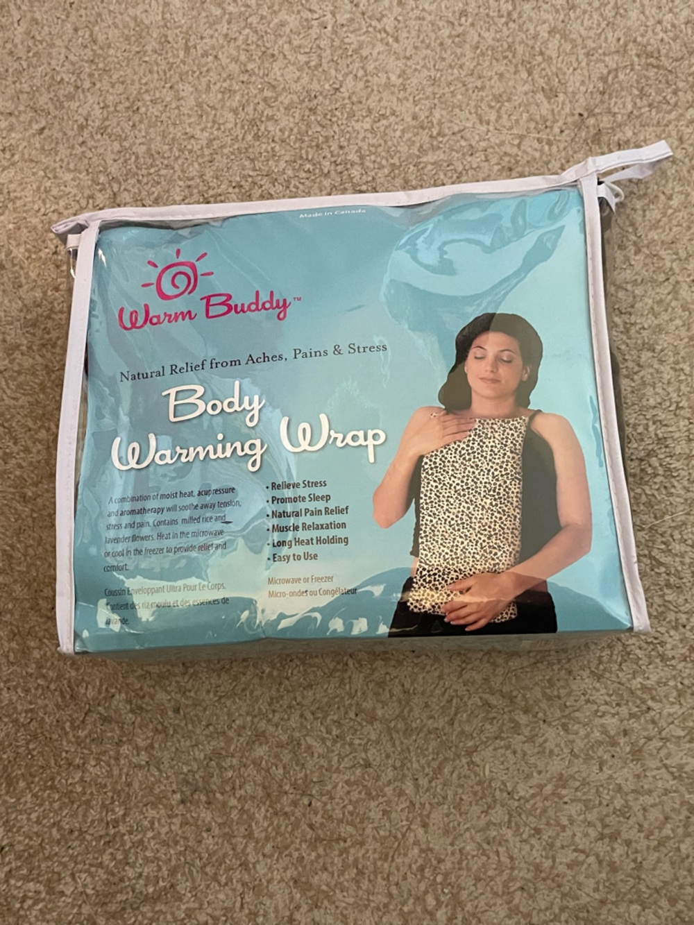Warm Buddy Body Warming Wrap - Light Blue